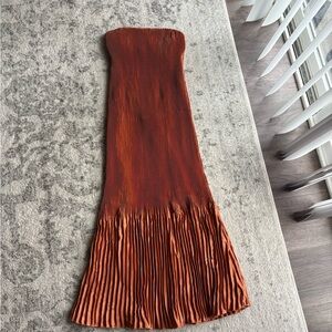 Abercrombie & Fitch Strapless Rust Dress